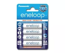Фото: Panasonic Eneloop R6 АА (2000mAh) x 4 шт. Ni-Mh NEW