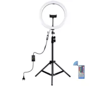 Фото: Puluz Кільцева LED лампа PKT3050EU 12"+ штатив 1,1 м
