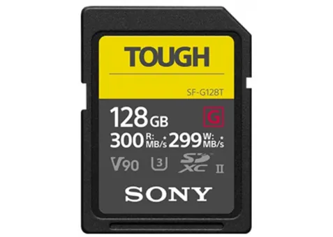 Фото: Sony 128GB SDXC C10 UHS-II U3 V90 R300/W299MB/s Tough (SF-G128T)