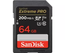 Фото: SanDisk SDXC 64GB UHS-I U3 R200/W90MB/s Extreme Pro V30 (SDSDXXU-064G-GN4IN)