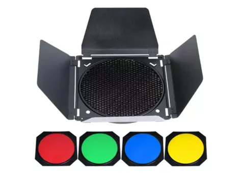 Фото: Godox BD-04 Barndoor Kit (шторки, соти, фільтри)