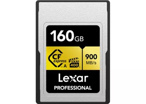 Фото: Lexar 160GB Professional CFexpress Type A GOLD Series  LCAGOLD160G-RNENG