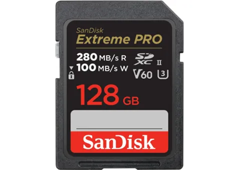 Фото: SanDisk SDXC 128GB Extreme Pro UHS-II U3 V60 R280/W100 (SDSDXEP-128G-GN4IN)