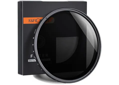 Фото: K&FConcept 58 mm ND2-ND400 Slim Variable/Fader NDX (KF01.1109)
