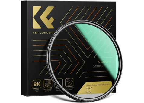 Фото: K&FConcept 77 mm Nano-X Series Ultra-Low Reflection CPL Filter (KF01.2480)