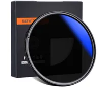 Фото: K&FConcept 77 mm ND2-ND400, Blue Coated Slim Variable/Fader NDX (KF01.1405)