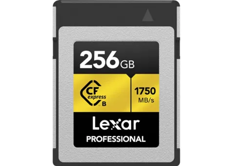 Фото: Lexar CFexpress  256GB Professional Type B GOLD Seriess LCXEXPR256G-RNENG