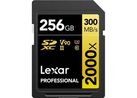 Фото: Lexar 256 GB SDXC Professional 2000x V90 (260/300 МБ/с) LSD2000256G-BNNNG